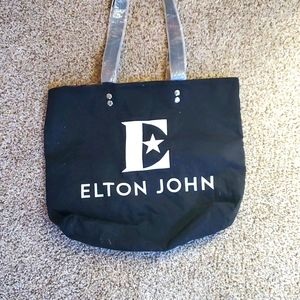 Elton John tote bag. unisex
